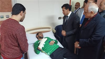 حادث صالة حسن مصطفى، نائب محافظ الجيزة تطمئن على المصابين بالشيخ زايد