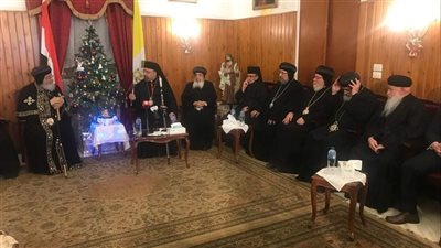  بطريرك الكاثوليك يستقبل البابا تواضروس للتهنئة بعيد الميلاد