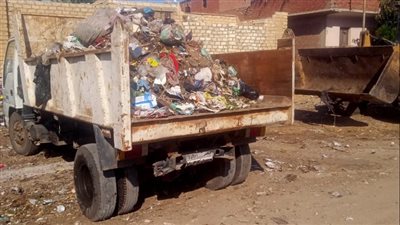 جمع ورفع 157 طن قمامة ومخلفات من مدينة فايد بالإسماعيلية