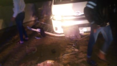 إصابة 7 أشخاص في حادث تصادم بالإسماعيلية (صور) 