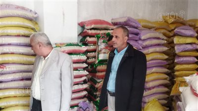 التحفظ على 7.5 طن سلع غذائية بمخزن غير مرخص في الواسطى ببني سويف