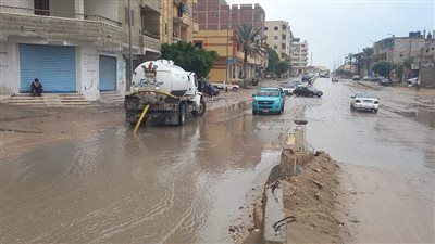 مخرات للسيول و11 بئرا جوفية لمواجهة الأمطار بمحافظة الجيزة 