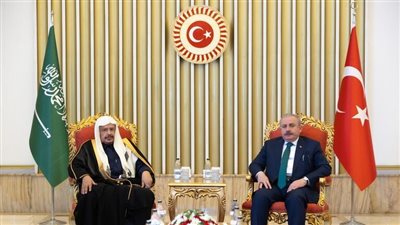رئيس مجلس الشورى السعودي يلتقي رئيس البرلمان التركي في أنقرة 