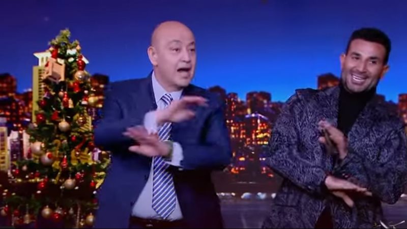 عمرو أديب وأحمد سعد،