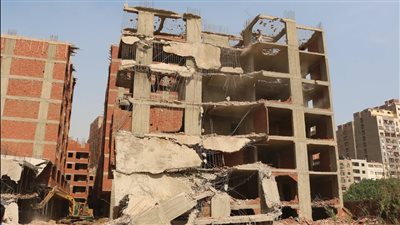 استمرار الحملات اليومية المكثفة لإزالة الأبنية المخالفة بالشرقية