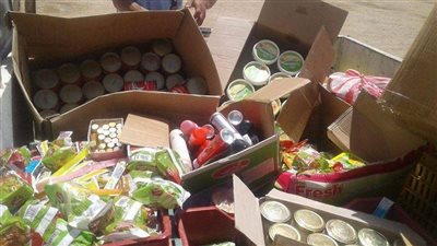 التحفظ على 20 طن مواد غذائية وأسمدة مهربة في القليوبية 