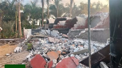  إزالة 170 حالة تعد على الأراضي الزراعية وبناء مخالف بأطفيح ومنشأة القناطر (صور)