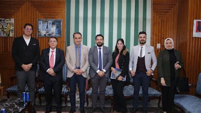 الملحق الثقافى لسفارة ليبيا بالقاهرة فى رحاب جامعة المنصورة