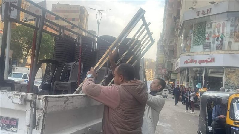 حملة اشغالات بالجيزة،
