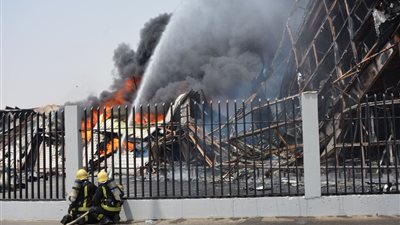 حريق هائل في مصنع مستحضرات تجميل باليابان