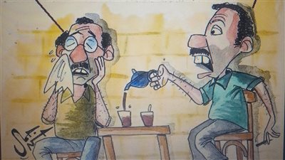 أرجل الفراخ في كاريكاتير فيتو