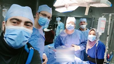 أطباء مبرة طنطا، إجراء جراحة نادرة لمولود يعاني من عيب خلقي