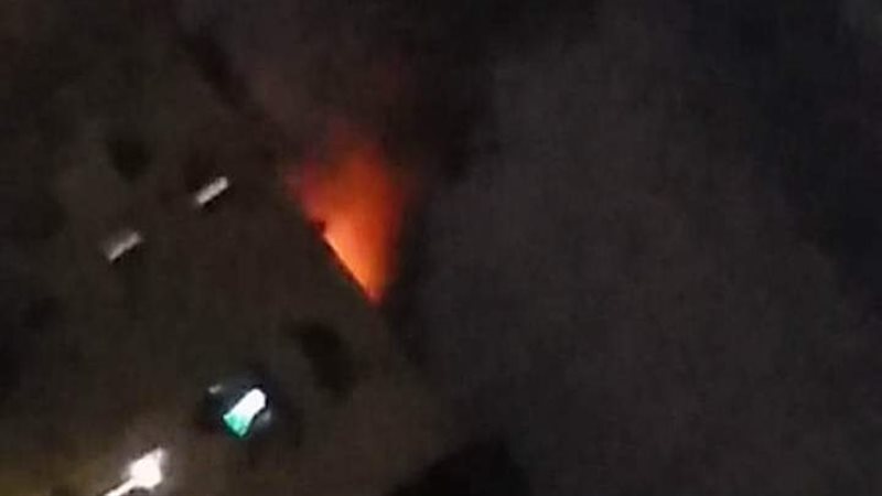 حريق بعقار في المنوفية،