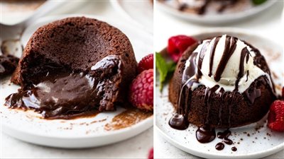 طريقة عمل المولتن كيك، في البيت زي الجاهز وبأقل التكاليف