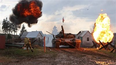 ضربات جوية روسية مكثفة شرقي أوكرانيا وجنوبها 