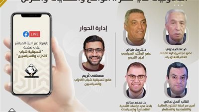 صالون تنسيقية شباب الأحزاب والسياسيين يناقش ملف التعاونيات في مصر