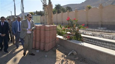 محافظ أسيوط يتفقد الأعمال النهائية لتطوير مسار رحلة العائلة المقدسة 