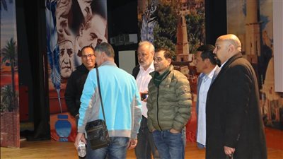 مؤتمر أدباء مصر، رئيس قصور الثقافة يتفقد بروفات حفل الافتتاح (صور)