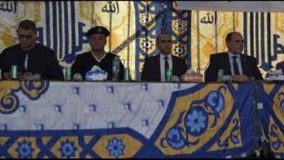 نائب محافظ سوهاج يشهد مراسم صلح عائلتين بساقلتة