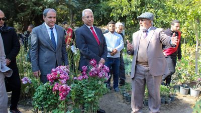 جامعة المنيا، افتتاح معرض زهور الخريف في نسخته الثانية