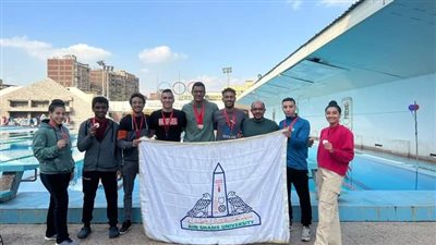 طلاب جامعة عين شمس يحرزون المراكز الأولى في بطولة الشهيد الرفاعي