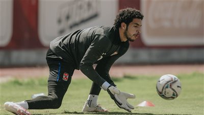 مصطفى شوبير ينتظم في تدريبات الأهلي