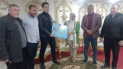 تكريم خالد أسامة ابن الدقهلية الأول على مستوى الجمهورية في رياضة الكيك بوكسينج