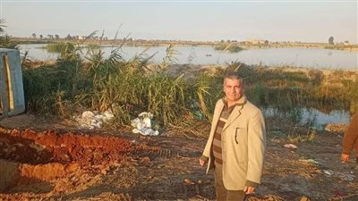 إزالة مزرعة سمكية مخالفة في الدقهلية (صور)