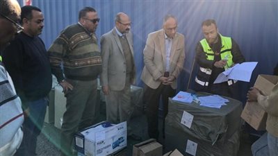 الرقابة على الصادرات: تضافر الجهود لسرعة الإفراج عن البضائع بميناء العين السخنة (صور)