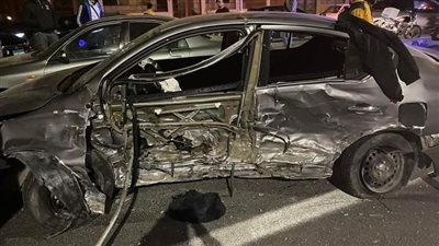 المباحث تستمع لأقوال مصابي حادث محور جمال عبد الناصر بالقاهرة الجديدة (صور)