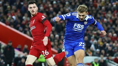 الدوري الإنجليزي، ليستر سيتي يتقدم على ليفربول بعد مرور 15 دقيقة 