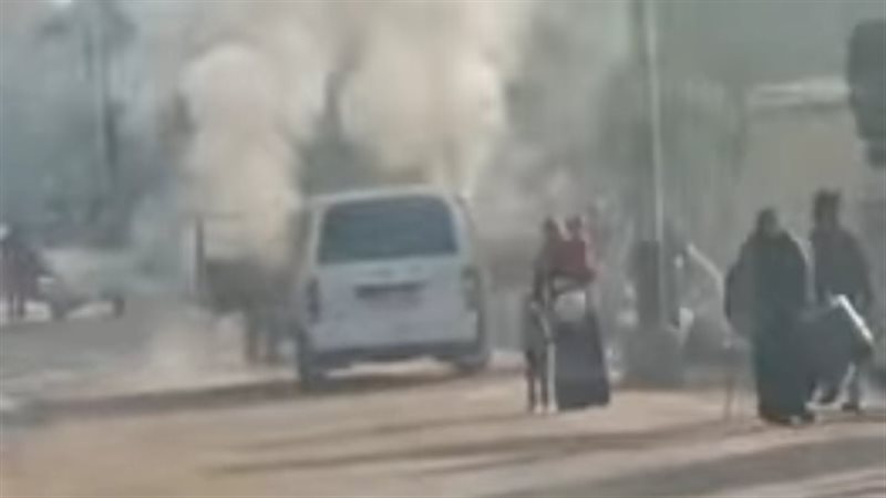 السيارة المحترقة