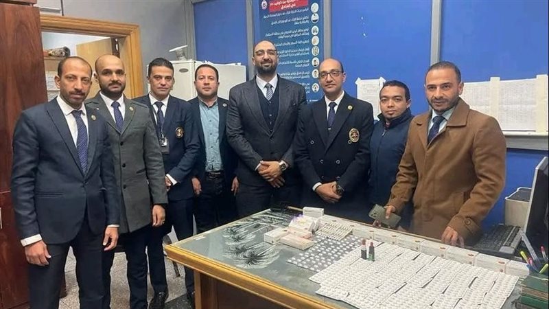 الاقراص المخدرة مع