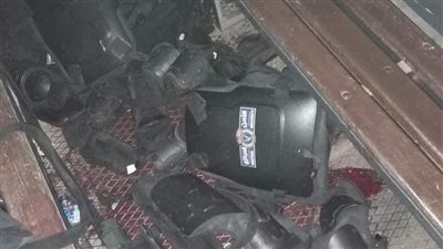 كمين الإسماعيلية، مدير الأمن يعاين موقع الحادث (فيديو) 