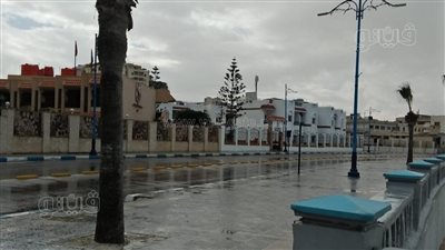 سقوط أمطار متوسطة على مطروح (صور) 