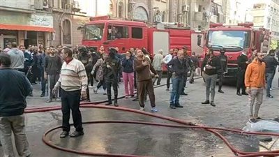إصابة 5 أشخاص في حريق شقة بالإسكندرية 
