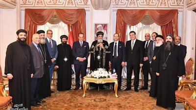  البابا تواضروس الثاني يلتقي مستشاري المحكمة الاقتصادية بالإسكندرية