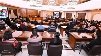 لقاء البابا تواضروس الثاني مع خدام رسالة فرح بكنيسة المرقسية بالإسكندرية