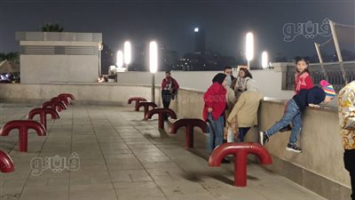 باللعب والرقص، الأطفال يودعون عام 2022 على ممشى أهل مصر (صور)