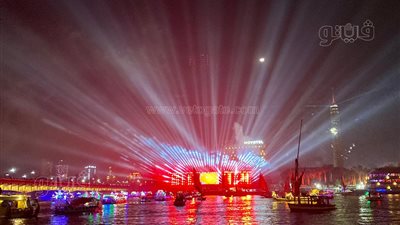  احتفالا بسنة 2023، بث مباشر اطلاق ألعاب نارية من برج القاهرة 