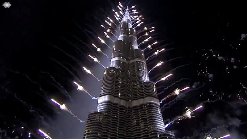 احتفالات برج خليفة