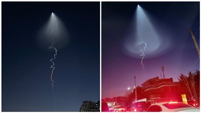 جدل بكوريا الجنوبية بعد مشاهدة أضواء غامضة في السماء، والجيش: تجارب حساسة (فيديو)