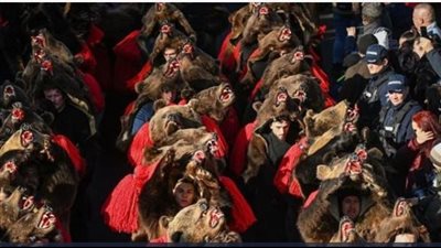 رومانيا تحتفل بمهرجان الدببة لطرد الأرواح الشريرة (صور)