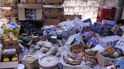 تحرير 183 محضرا تموينيا وضبط طن ونصف مواد غذائية مجهولة المصدر بالمنوفية