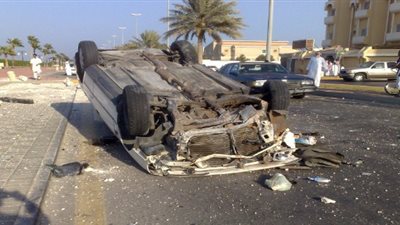 إصابة 10 أشخاص فى حوادث بالمنيا منهم مشجع زملكاوي عائد من أسوان