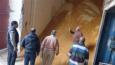 ضبط 4 مخازن سرية تحتوي على 31 ألف طن مواد غذائية في دمياط 