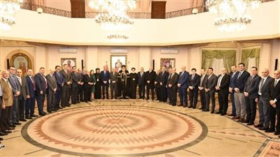 البابا تواضروس يستقبل وفد نادي القضاة بالإسكندرية في أول لقاءات العام الجديد 