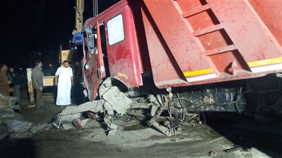 أسماء مصابي حادث تصادم سيارتين بالطريق الزراعي ببنها