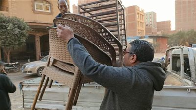 ضبط 18 طن أرز ورفع 129 حالة إشغال بالجيزة