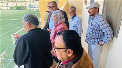 وكيل رياضة الدقهلية في جولة تفقدية لمنشآت جمصة